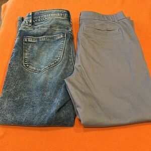 WIT and WISDOM High Rise Crop Flare Pants, size 8